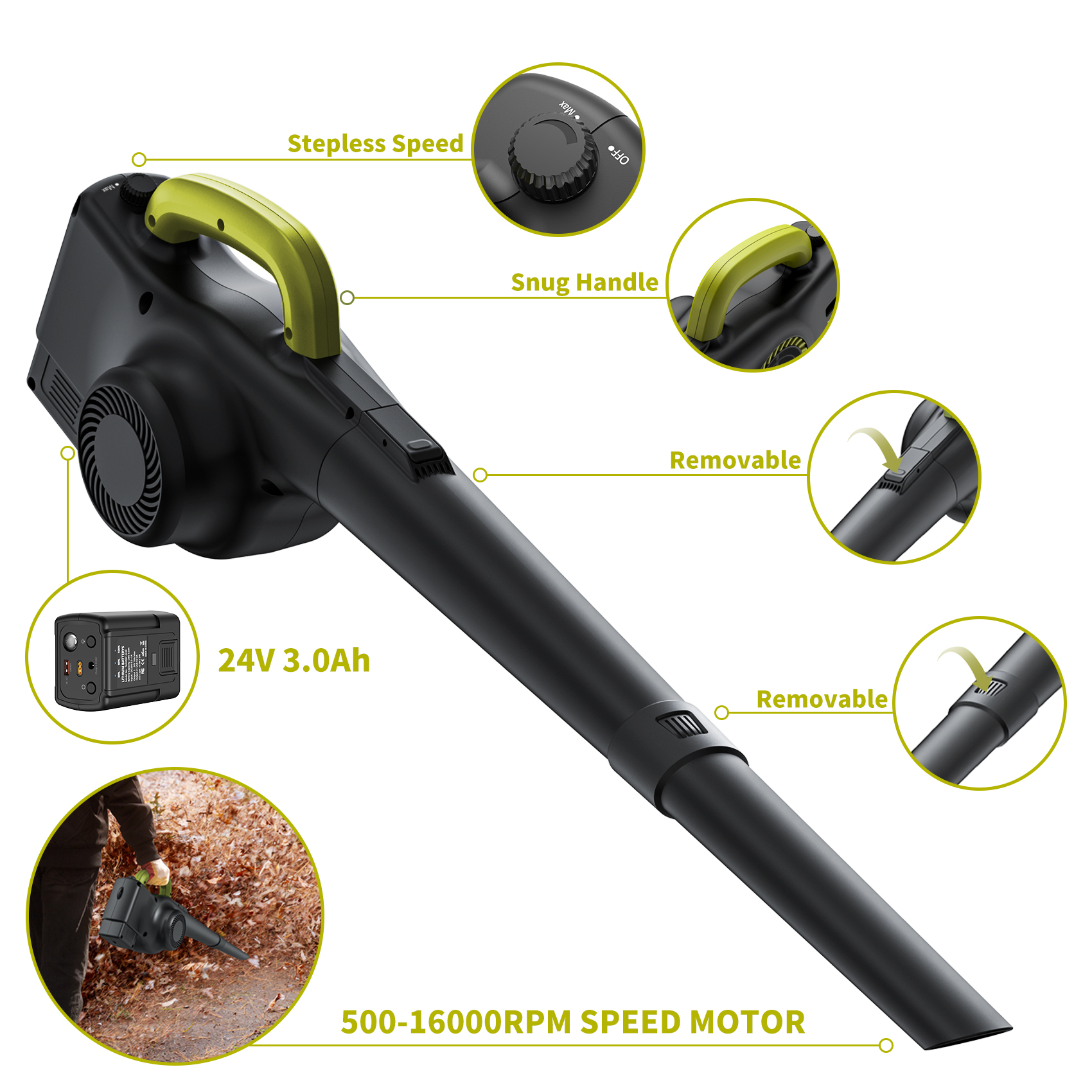 TAD09/TAD921 leaf blower