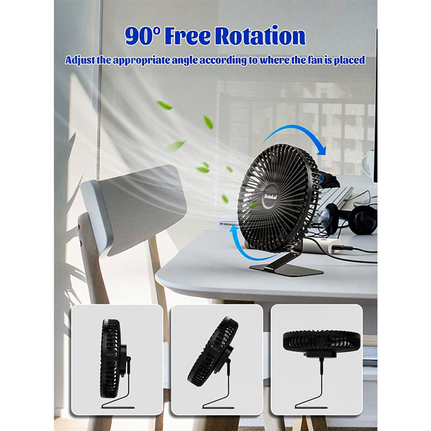 portable small office usb powered desk fan mini indoor bedroom super quiet standing dorm tabletop fans quiet home rooms tiny table top bed little bedroom nightstand mini personal rechargeable fans